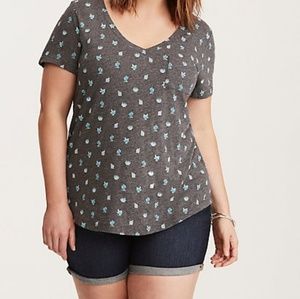 Torrid Cactus Print Tee